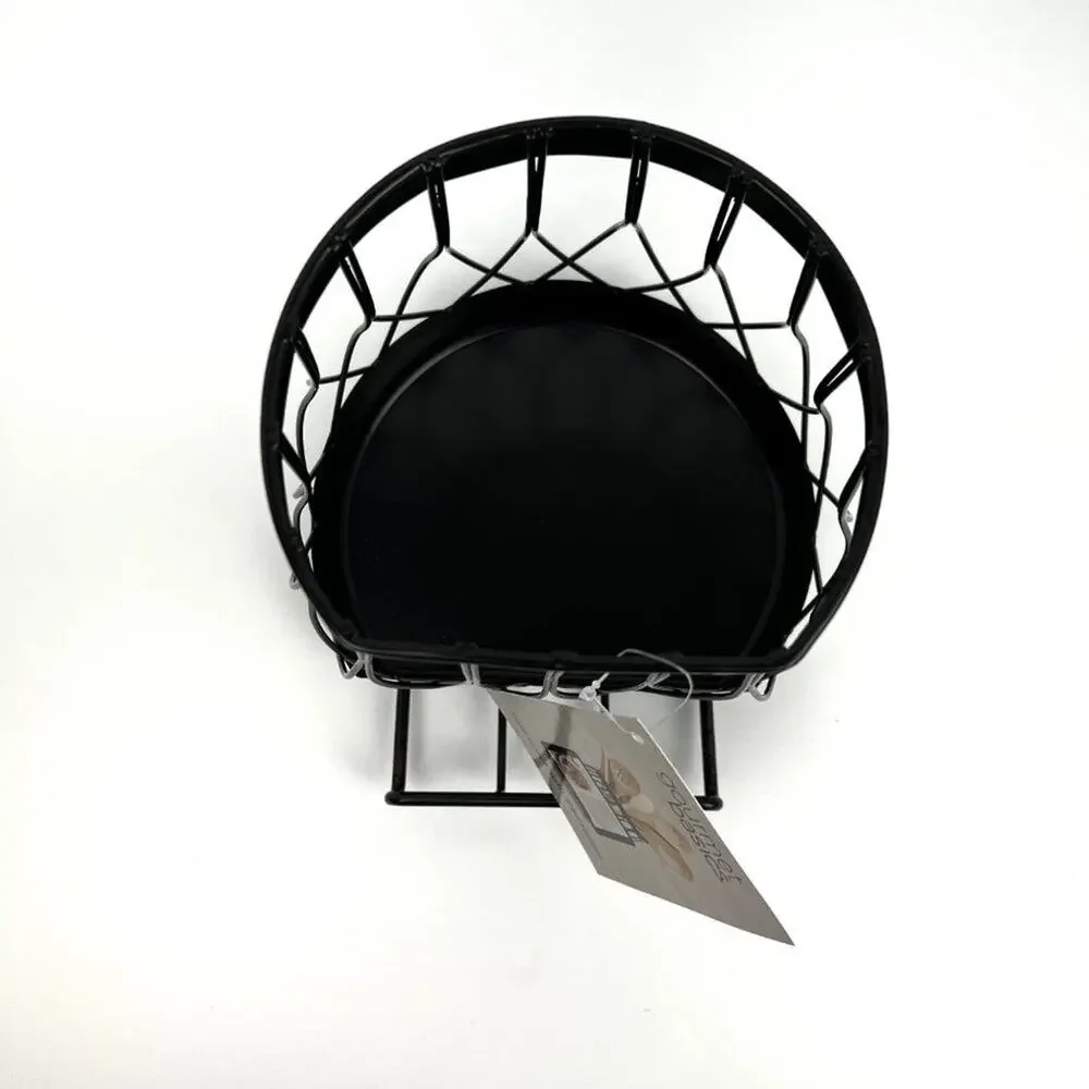 Metal Kitchen Utensil Crock with Phone/Tablet Holder - NWT